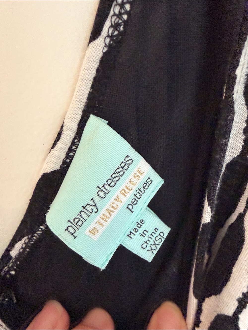 Anthropologie Black and White Printed V-Neck Maxi Dress - Picture 3 of 3
